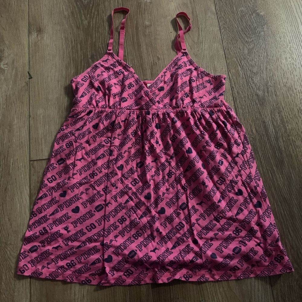 Vintage Victoria secret pink tanktop